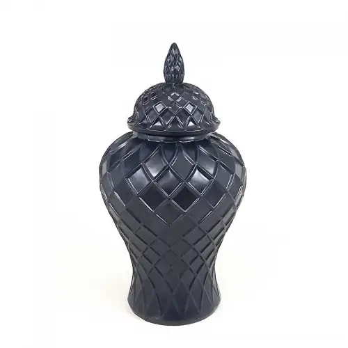 By Kohler  Vase Min Rhombus Matt M 22x22x41cm (114538)