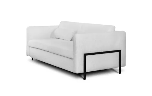 By Kohler  Como 3 Seat Bed-Sofa W198xD102xH81cm ( Bed Space 180x198cm) Leg Black (201116)