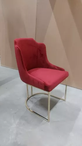 By Kohler  Balance New Arm Chair Fabric Wm-2010 Letto 1033 / Frame Gold  (201623)