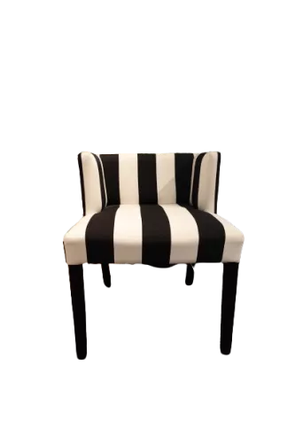 By Kohler  Sale Clinton Side dining chair - SW Big Stripes - Kolonial Legs (101104)