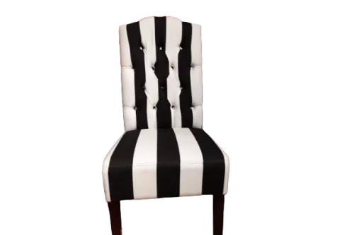 By Kohler  SALE Bryan Side dining chair - SW BIG Stripes- Kolonial (200164-25)