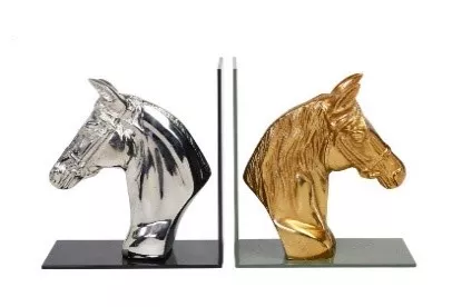 By Kohler  Bookend  Horse  Black/Nickel (202105)